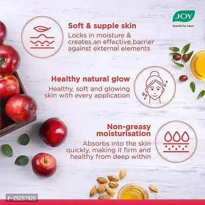 Joy Skin Fruits Moisturizing Skin Cream With Apple, Jojoba  Almond Oil (200ml) | Quick Absorbing  Non Sticky Moisturizer for Face, Hands  Body | For Healthy, Soft  Glowing Skin (PC OF 1)-thumb3