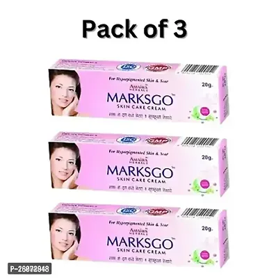 Markgo skin care cream (20g) | Your Go-To Solution for Beautiful Skin | Say Goodbye to dull Skin and say yes to bright skin  | herbal cream | PO3|