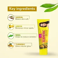 VI - JOHN Womens Turmeric Skin Cream, for skin Glowing brightening, Chemical free, Enriched with Goodness of Vitamin C and Haldi for Radiant Skin, 50G (PC OF 3)-thumb3