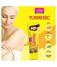 VI - JOHN Womens Turmeric Skin Cream, for skin Glowing brightening, Chemical free, Enriched with Goodness of Vitamin C and Haldi for Radiant Skin, 50G (PC OF 5)-thumb2