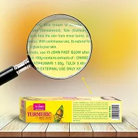 VI - JOHN Womens Turmeric Skin Cream, for skin Glowing brightening, Chemical free, Enriched with Goodness of Vitamin C and Haldi for Radiant Skin, Herbal Beauty Cream, Natural Glow 50G (Pack of 6)-thumb2