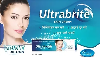 Ultrabrite triple action skin care face cream | 25G | Your Best Cream for Brightening Skin | Boost your skin's glow |  Pimple Reduction | Dermatologist-tested | For Men And Women | PC OF 10 |-thumb1