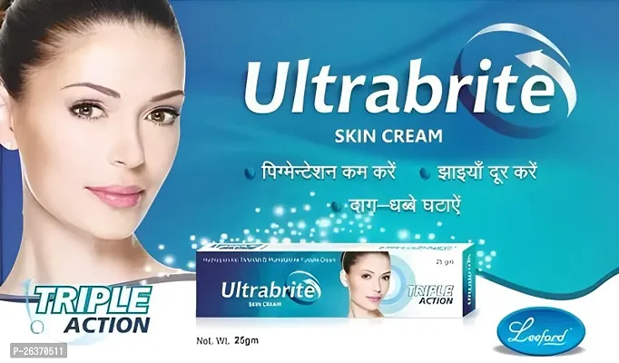 Ultrabrite triple action skin care face cream | 25G | Your Best Cream for Brightening Skin | Boost your skin's glow |  Pimple Reduction | Dermatologist-tested | For Men And Women | PC OF 10 |-thumb2
