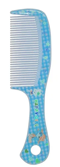 Hand Mirror with Comb Set for Women and Girls Gift for Girls, Pack of 1  ( blue)  Stylish Vanity Set: Hand Mirror and Comb for Personal Grooming and Hair Care-thumb2