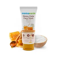 Mamaearth Honey Malai Face Wash with Honey  Malai For Nourishing Glow 100 ml-thumb3