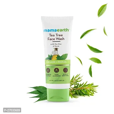 Mamaearth Tea Tree Natural Face Wash for Acne  Pimples Wash 100 ml-thumb0