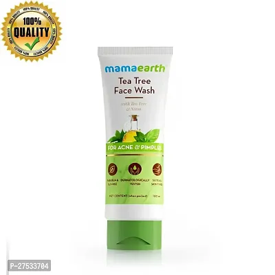 Mamaearth Tea Tree Natural Face Wash for Acne  Pimples Wash 100 ml