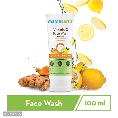 Mamaearth Vitamin C Face Wash with Vitamin C and Turmeric for Skin Illumination - 100ml-thumb2