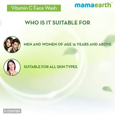 Mamaearth Vitamin C Face Wash with Vitamin C and Turmeric for Skin Illumination - 100ml-thumb4