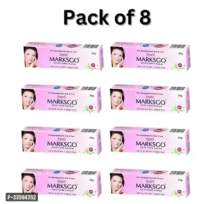 MarksGo Skin Care Cream: Dermatologist Recommended for Stretch Mark Reduction | Skin Brightening | Youthful Skin | Skin Repair | PC OF 8 |