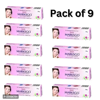 MarksGo Skin Care Cream: Dermatologist Recommended for Stretch Mark Reduction | Skin Brightening | Youthful Skin | Skin Repair | PC OF 9 |-thumb0