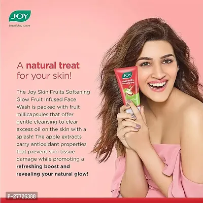 Joy Skin Fruits Softening Glow Face Wash| With Apple extracts  Active Fruit Boosters| Nourishes and Moisturises deeply | Apple Face Wash For Normal to Dry Skin |150 ml-thumb3