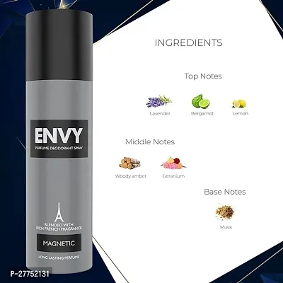 ENVY Magnetic Deodorant - 120ML | Premium  Long Lasting Deo Perfume Spray For Men | Stay Fresh, Stay Confident | Best  Envy Magnetic Deodorant |-thumb3