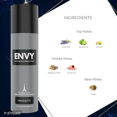 ENVY Magnetic Deodorant - 120ML | Long Lasting Deo Perfume Spray For Men | Power and Freshness Combined | Stay Fresh, Stay Confident: Envy Magnetic Deodorant | Best  Deodorant | PC OF 2 |-thumb4