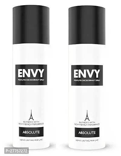 ENVY Absolute Deodorant Body Spray - 120ML |  Premium  Long Lasting Deo for Men | Best Deodorant for Men | Your Go-To for Everyday Freshness | PC OF 2 |