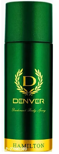 DENVER Hamilton Deodorant for Men - 165ML |  Premium Long Lasting Deo Body Spray for Men | Stay Fresh All Day | Long-lasting Freshness|-thumb0