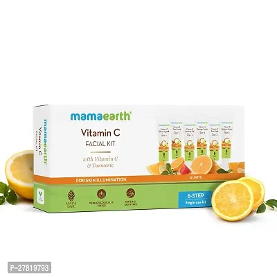Mamaearth Vitamin C Facial Kit with Vitamin C  Turmeric for Skin Illumination - 60 g