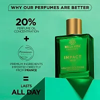 Bella Vita Luxury IMPACT MAN Eau De Cologne Perfume with Mandarin Orange, Patchouli, Cedar | Woody, Citrusy Long Lasting EDC Fragrance Scent for Men 100Ml |-thumb4