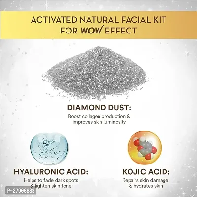 WOW Skin Science Diamond Facial Kit For Polished Skin | Made With Activated Naturals | Salon Like Facial At Home | For Radiant Skin | 85ml  | Unlock Your Skin's Glow | PC OF 2 |-thumb2