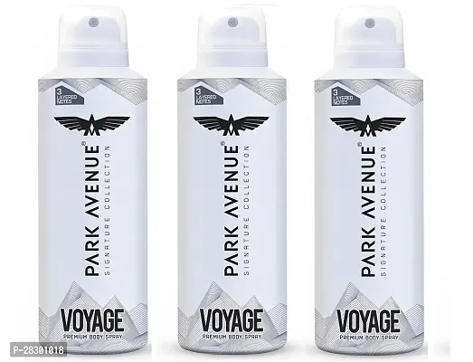 Park Avenue Men Voyage Amazon Woods Liquid Perfume - 150ml - Pack Of 3