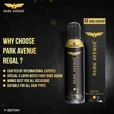 Park Avenue Regal NO GAS Premium Perfume For Men | Long Lasting Fragrance 130ml-thumb3