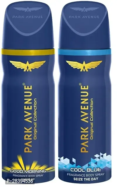 Park Avenue Good Morning Cool Blue Combo Perfume for Men 300ml (Pack of 2)-thumb0