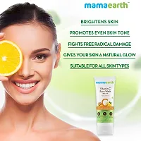 Mamaearth Vitamin C Glowing Skin Combo (Vitamin C - Face Wash 100ml  with Face cream 80g)-thumb3