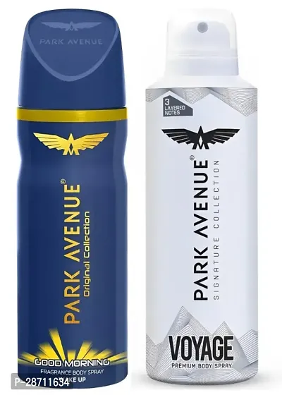 Park Avenue Original and  Signature Collection Deodorant for Men 150ml Each Pack of 2