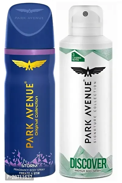 Park Avenue Original and Signature  Collection Deodorant for Men 150ml Each (Pack of 2)