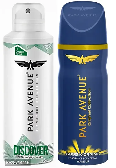 Park Avenue  Signature and Original  Collection Deodorant for Men150ml Each (Pack of 2)