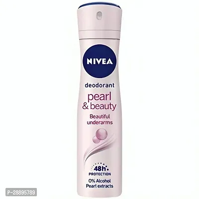 NIVEA Pearl and Beauty Deodorant 48Hours long-lasting freshness , 150ml | Pack of 1 |-thumb0