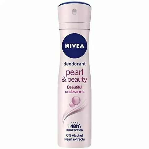 NIVEA Pearl and Beauty Deodorant 48Hours long-lasting freshness , 150ml | Pack of 1 |