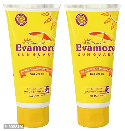 Dr. Morepan Evamore Sun Guard Sunscreen Spf 50++ 100 Gm  Pack of 2-thumb0