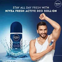 MEN Fresh Active 50ml Deo Roll On | With Fresh Ocean Extracts| 48 H Freshness | PC OF 1 |-thumb4