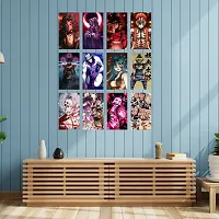 Demon Slayer Demon Japanese Art High Quality Glossy Posters (300 GSM) | (A4 Size) (8 x 12 in) ( Set of Posters 12)Demon Slayer-thumb1