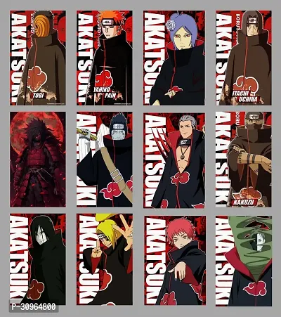 Naruto Japanese  Animated High Quality Glossy Posters (300 GSM) | (A4 Size) (8 x 12 inch) ( Set of Posters 12 )