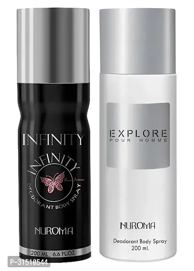 INfinity Deodorant Duo for Couples Pack Of 2-thumb0