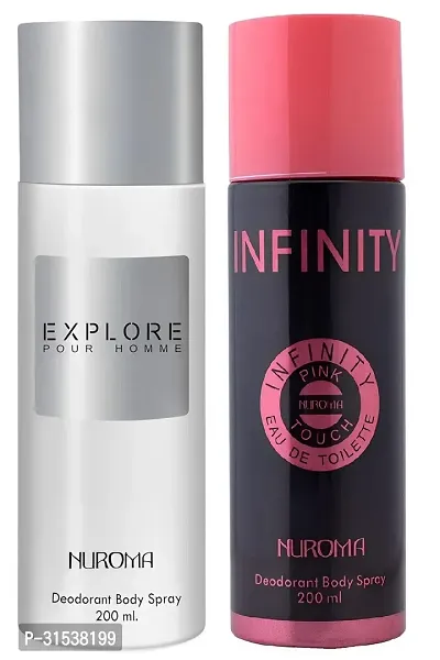 Infinity Nuroma Deodorant Duo for Couples Pack Of 2