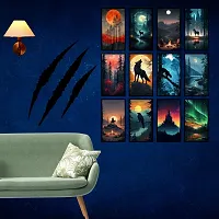 Animal Art High Quality Glossy Wall Posters | Wallpaper (300 GSM) | (A4 Size) (8 x 12 inch) (Pack of Posters 12)-thumb4