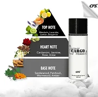 CFS Cargo White Fragile Deodorant Spray - Long-Lasting Freshness for Men (200MLEach ) (PC OF 2 )-thumb1