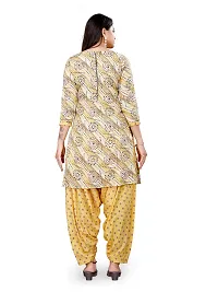 Elegant Multicoloured Cotton Floral Print Dress Material with Dupatta For Women Combo Of 2-thumb2