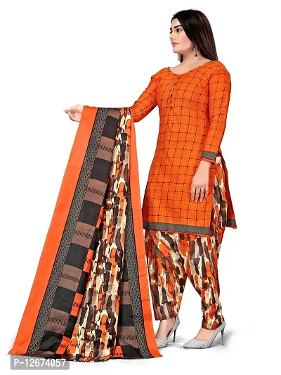Checked churidar material design top