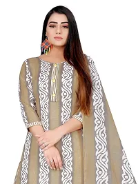 Elegant Multicoloured Cotton Floral Print Dress Material with Dupatta For Women Combo Of 2-thumb1