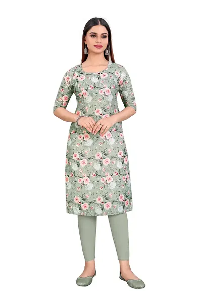 Stylish Fancy Crepe Printed Kurta