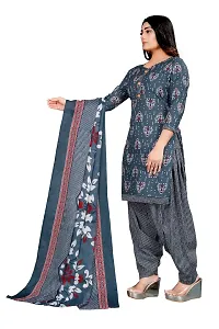 Stylish Cotton Printed Unstitched Dress Material For Women-thumb3