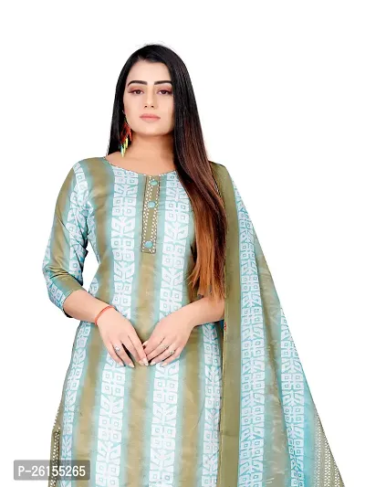 Elegant Multicoloured Cotton Floral Print Dress Material with Dupatta For Women Combo Of 2-thumb4