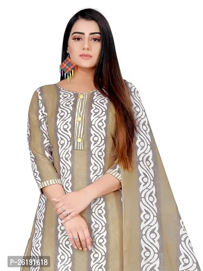 Elegant Multicoloured Cotton Floral Print Dress Material with Dupatta For Women Combo Of 2-thumb4