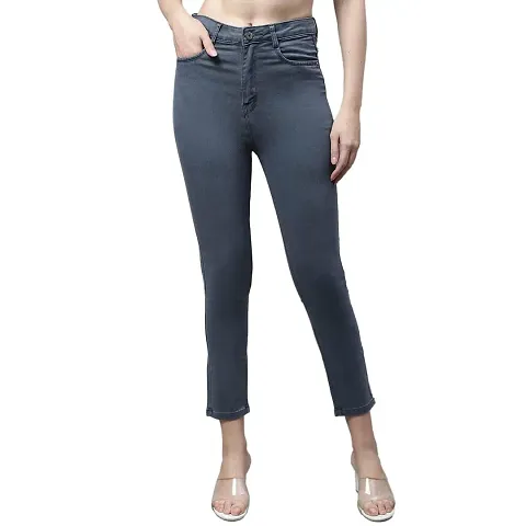 ELLIS Women Narrow Fit Mid-Rise Cleans Look Jeans (30)