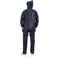 Men Blue Solid Rain Suit-thumb1