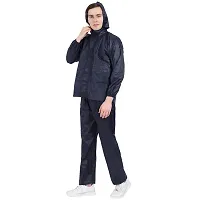 Men Blue Solid Rain Suit-thumb2